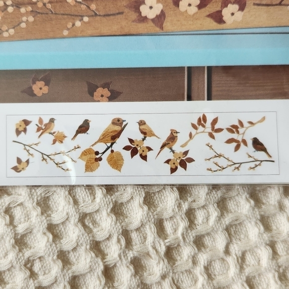 Martha Stewart Crafts Decoupage Wood Grain Birds Floral Leaves - Picture 3 of 3